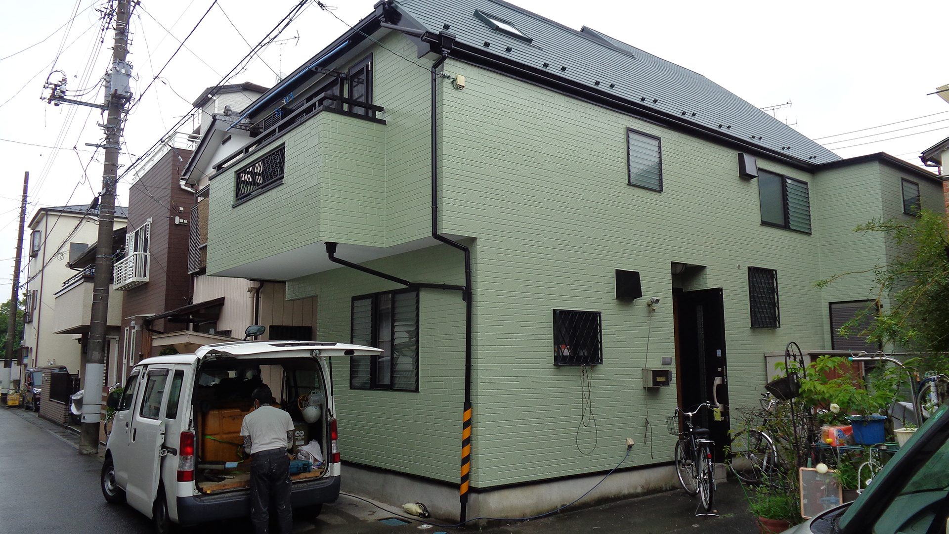 水谷東の家 外装塗装と洗面脱衣室のリフォーム事例 富士見市