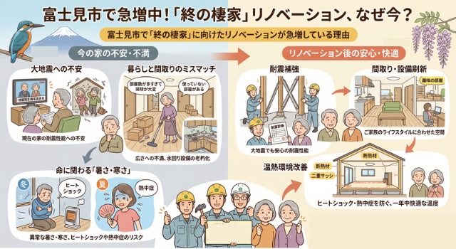 荒引工務店の高気密高断熱リノベーション1