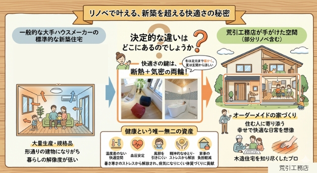 荒引工務店の高気密高断熱リノベーション3