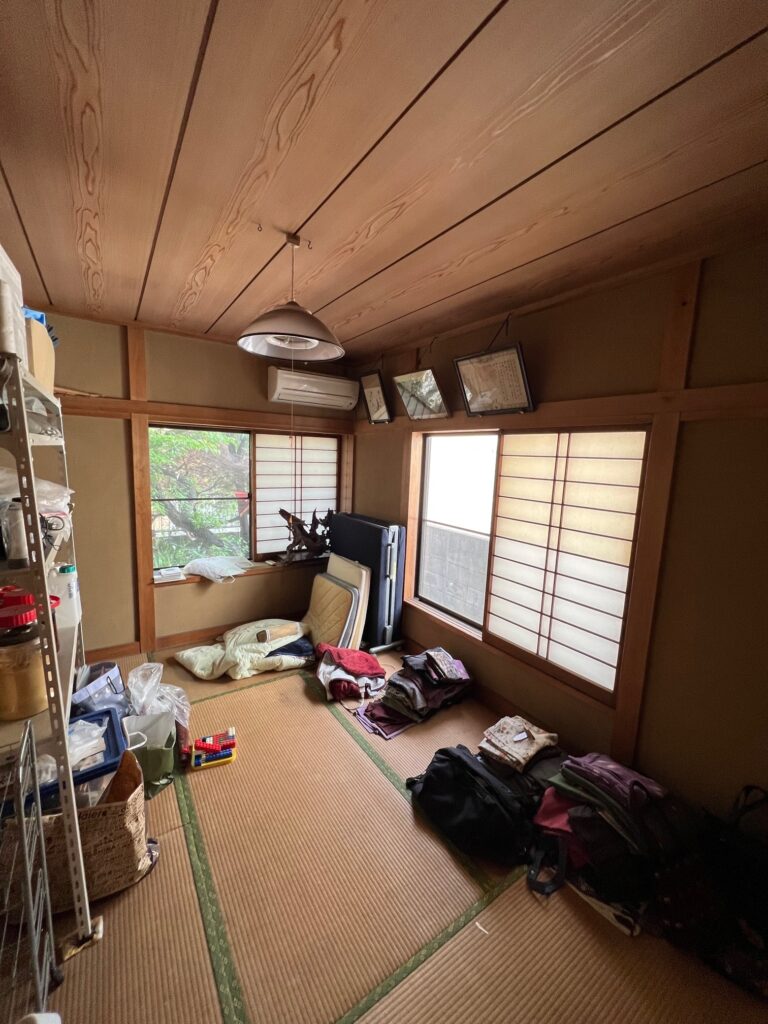 新座市リノベーション写真-１階 寝室（施工前）画像