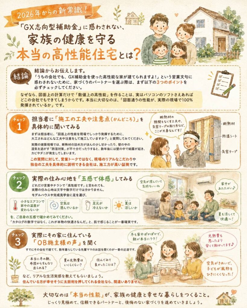 家族の健康を守る本当の高性能住宅1
