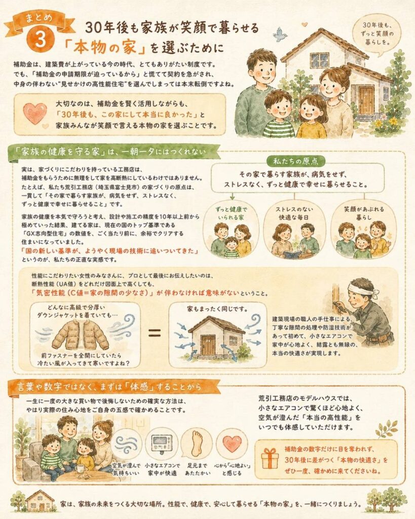 家族の健康を守る本当の高性能住宅3